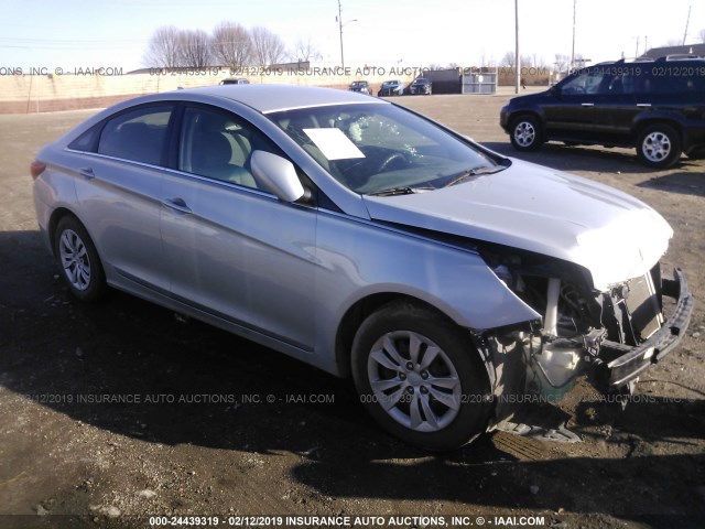 5NPEB4AC6BH223679 - 2011 HYUNDAI SONATA GLS SILVER photo 1