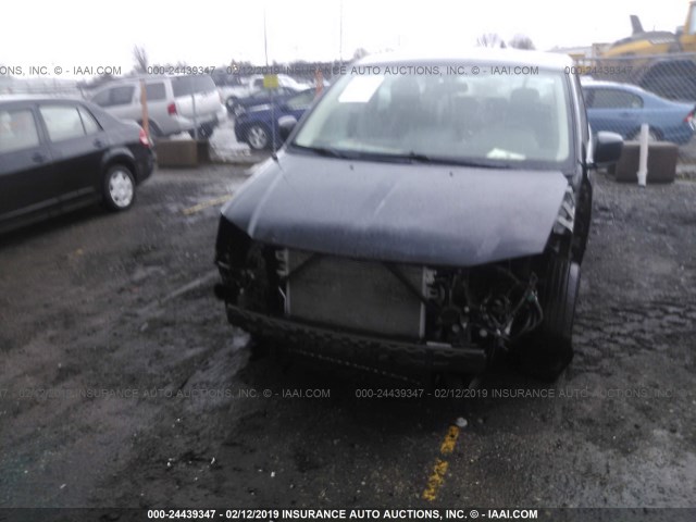 2D8HN44H78R790542 - 2008 DODGE GRAND CARAVAN SE BLACK photo 6