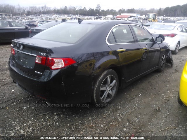 JH4CU2F84DC007370 - 2013 ACURA TSX SE BLACK photo 4