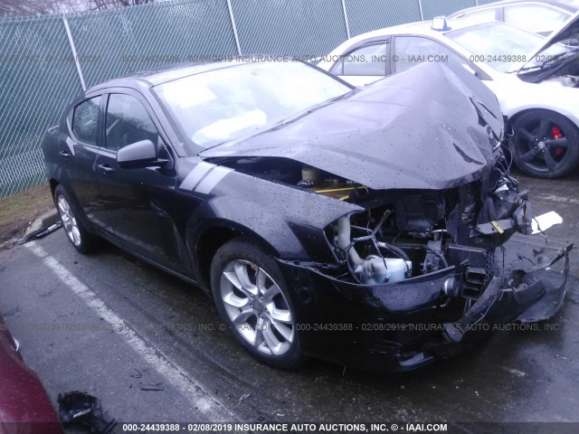 1C3CDZBG3CN112769 - 2012 DODGE AVENGER R/T BLACK photo 1