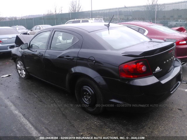 1C3CDZBG3CN112769 - 2012 DODGE AVENGER R/T BLACK photo 3