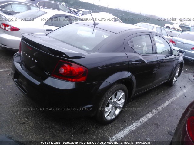 1C3CDZBG3CN112769 - 2012 DODGE AVENGER R/T BLACK photo 4