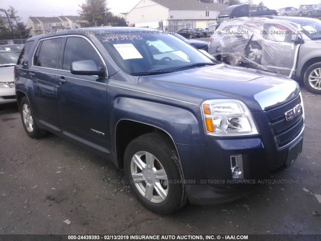 2GKALMEKXE6268473 - 2014 GMC TERRAIN SLE BLUE photo 1