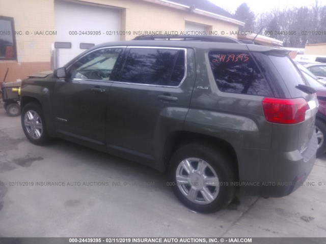 2GKFLWEK2F6164076 - 2015 GMC TERRAIN SLE GREEN photo 3