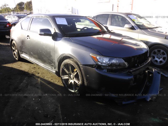 JTKJF5C74B3018584 - 2011 TOYOTA SCION TC GRAY photo 1
