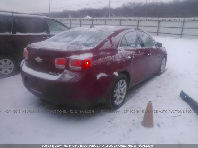 1G11F5RR6DF108992 - 2013 CHEVROLET MALIBU 2LT BURGUNDY photo 4