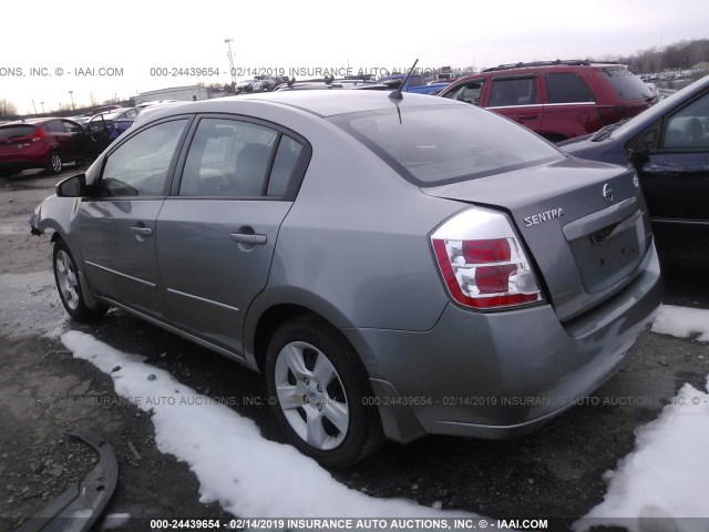 3N1AB61E69L608085 - 2009 NISSAN SENTRA 2.0/2.0S/2.0SL GRAY photo 3