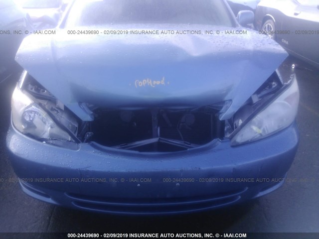 JTDBE32K120005012 - 2002 TOYOTA CAMRY LE/XLE/SE BLUE photo 10