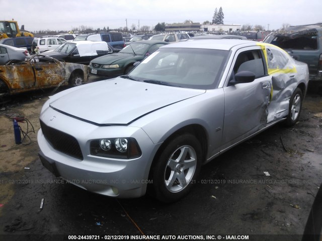 2B3LA33V89H619118 - 2009 DODGE CHARGER SXT SILVER photo 2