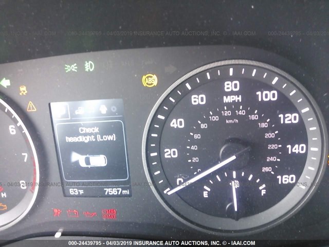 KM8J33A45HU464710 - 2017 HYUNDAI TUCSON LIMITED/SPORT AND ECO/SE WHITE photo 7