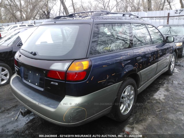 4S3BH675347628170 - 2004 SUBARU LEGACY OUTBACK AWP 深蓝色 照片 4