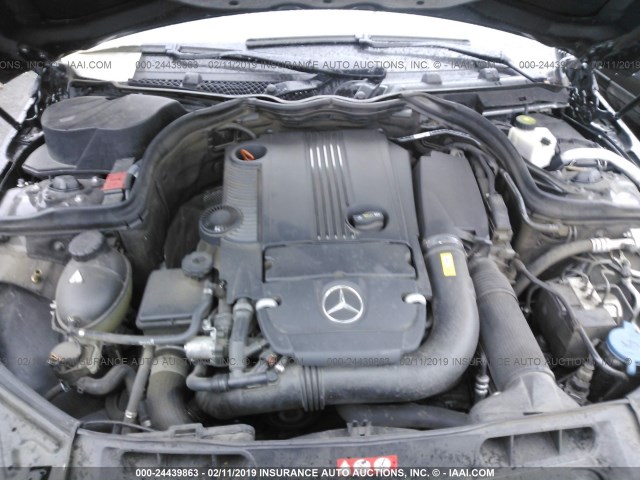 WDDGF4HB8CA641038 - 2012 MERCEDES-BENZ C 250 BLACK photo 10