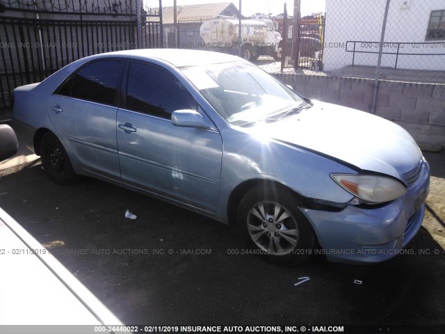 4T1BF32K54U575230 - 2004 TOYOTA CAMRY LE/XLE/SE Light Blue photo 1