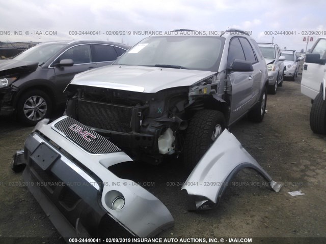 1GKER13748J268750 - 2008 GMC ACADIA SLE SILVER photo 2