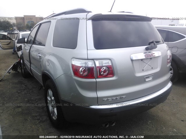 1GKER13748J268750 - 2008 GMC ACADIA SLE SILVER photo 3