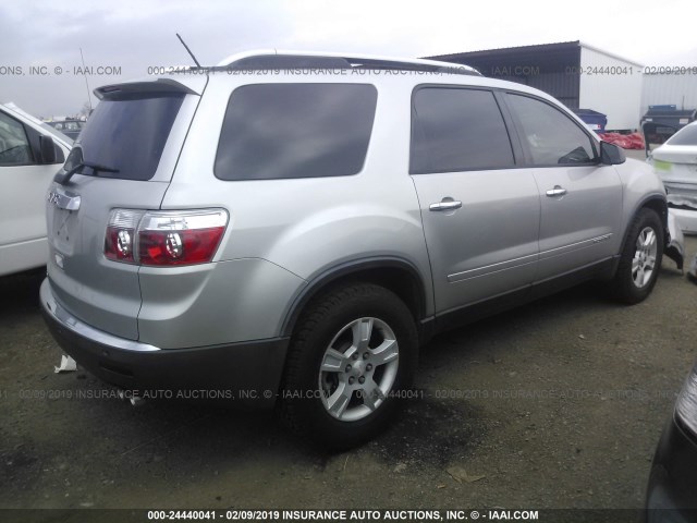 1GKER13748J268750 - 2008 GMC ACADIA SLE SILVER photo 4