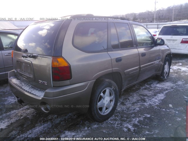 1GKDT13S732178089 - 2003 GMC ENVOY BROWN photo 4