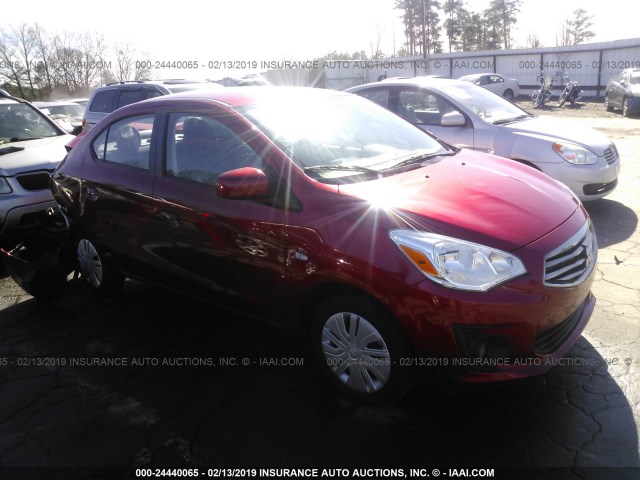 ML32F3FJ7JHF08922 - 2018 MITSUBISHI MIRAGE G4 ES Красный фото 1