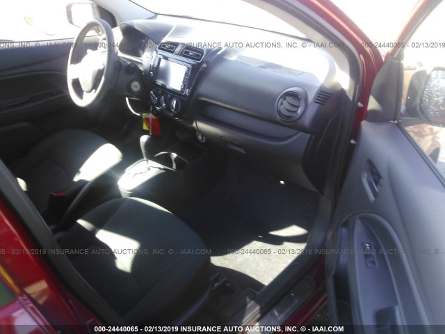 ML32F3FJ7JHF08922 - 2018 MITSUBISHI MIRAGE G4 ES Красный фото 5