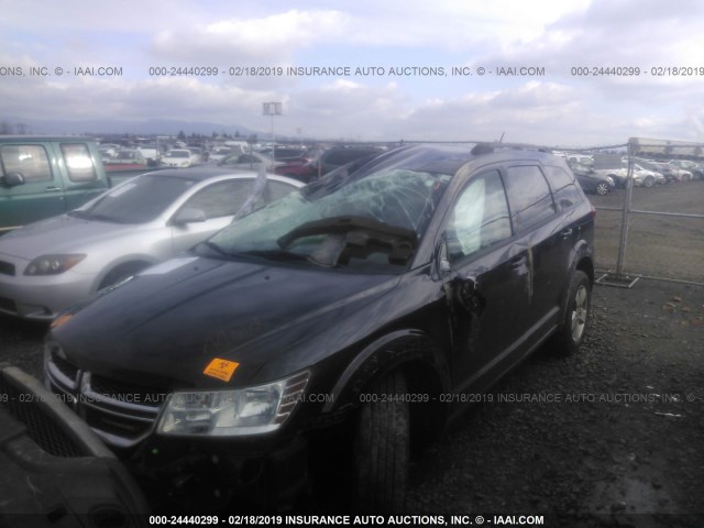 3C4PDCBBXCT353792 - 2012 DODGE JOURNEY SXT BLACK photo 2