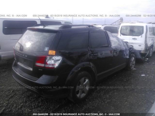 3C4PDCBBXCT353792 - 2012 DODGE JOURNEY SXT BLACK photo 4