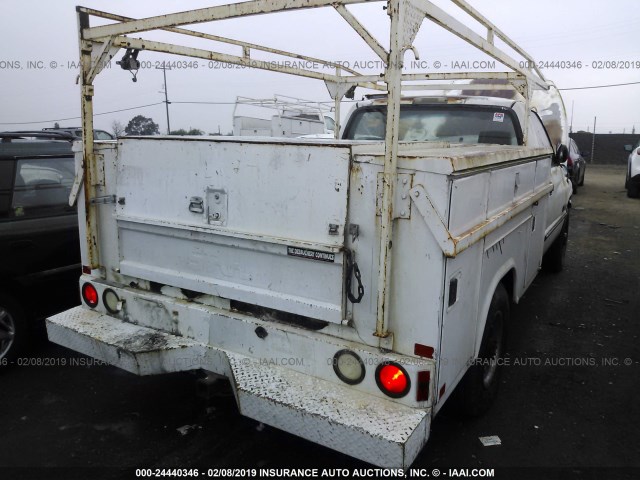 1B6KC26C0SS260455 - 1995 DODGE RAM 2500 WHITE photo 4