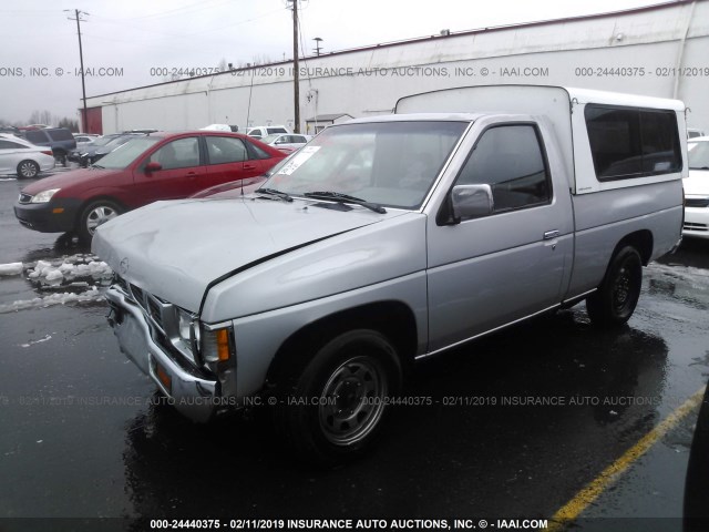 1N6SD11S0PC409687 - 1993 NISSAN TRUCK SHORT WHEELBASE SILVER photo 2