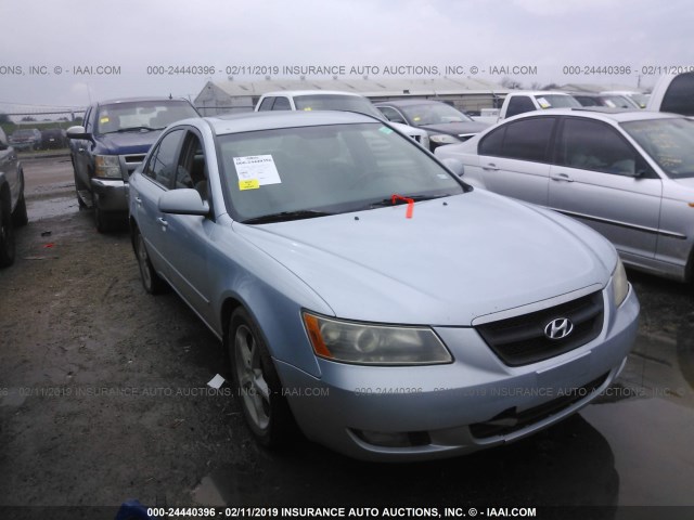 5NPEU46F67H183270 - 2007 HYUNDAI SONATA SE/LIMITED Light Blue photo 1