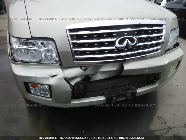 5N3AA08DX9N903512 - 2009 INFINITI QX56 GOLD photo 6