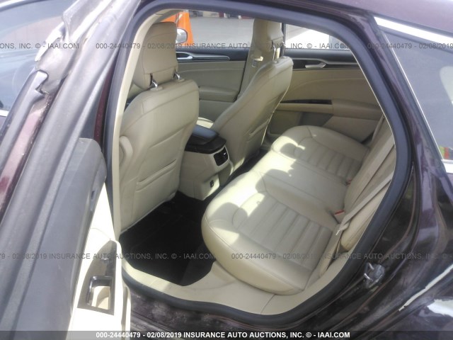3FA6P0HR2DR271940 - 2013 FORD FUSION SE ბურგუნდია ფოტო 8