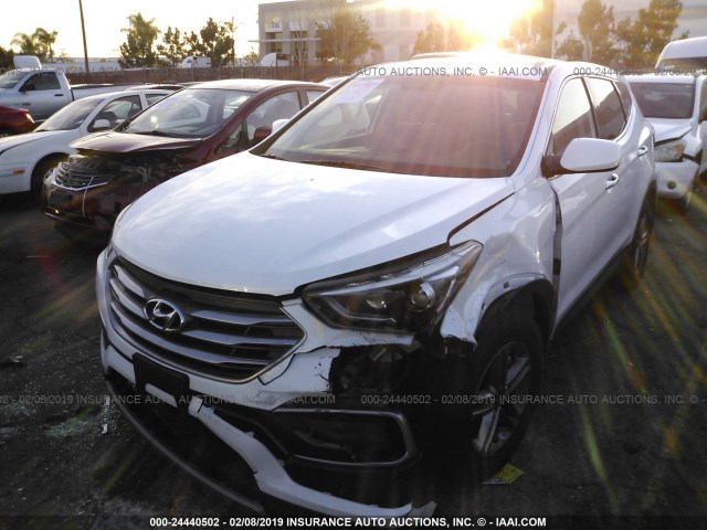 5XYZT3LB1HG392019 - 2017 HYUNDAI SANTA FE SPORT  WHITE photo 2