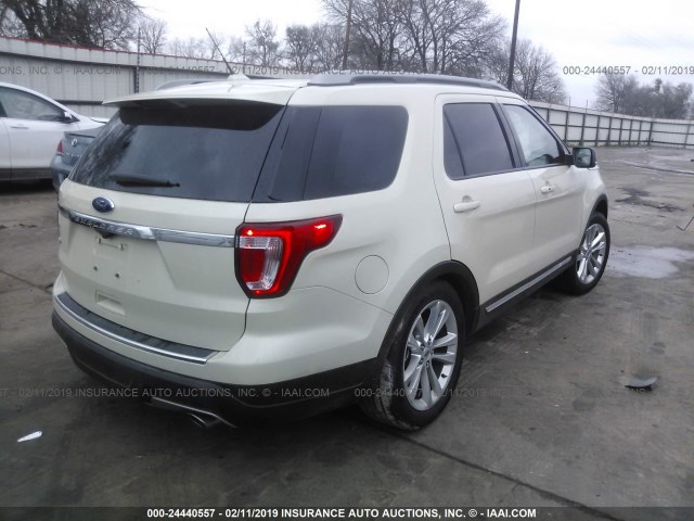 1FM5K7D80JGA13683 - 2018 FORD EXPLORER XLT TAN photo 4