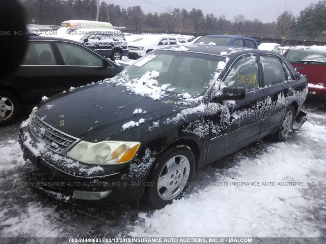 4T1BF28B44U351397 - 2004 TOYOTA AVALON XL/XLS BLACK photo 2