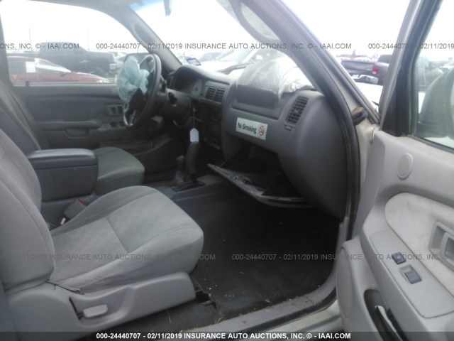 5TEHN72N44Z400428 - 2004 TOYOTA TACOMA DOUBLE CAB 银色 照片 5