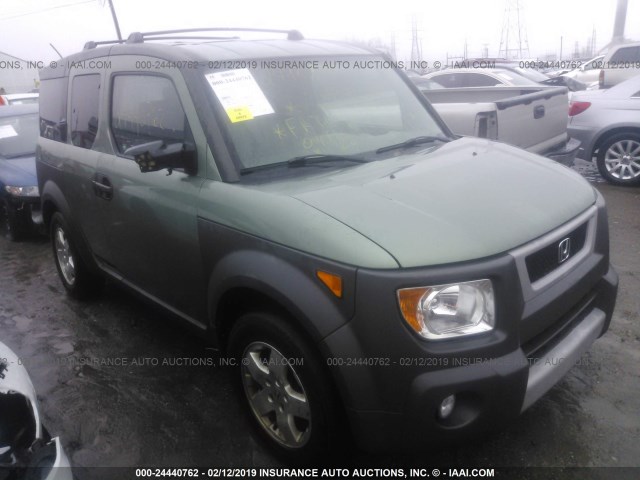 5J6YH28633L047164 - 2003 HONDA ELEMENT EX GREEN photo 1