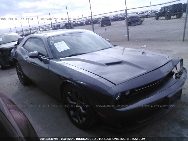 2C3CDZBG0FH758736 - 2015 DODGE CHALLENGER SXT PLUS GRAY photo 1