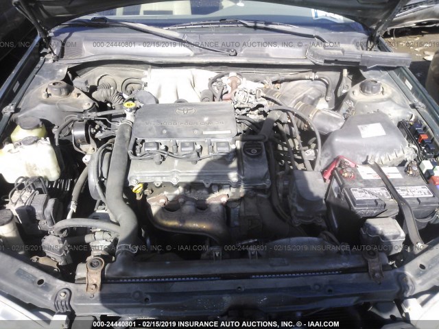 4T1BF22KX1U118774 - 2001 TOYOTA CAMRY LE/XLE GREEN photo 10