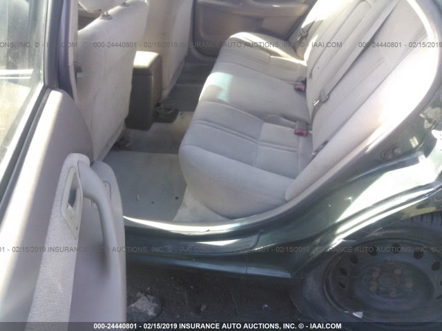 4T1BF22KX1U118774 - 2001 TOYOTA CAMRY LE/XLE GREEN photo 8