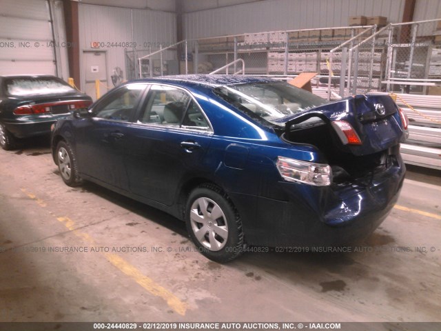 4T1BE46K27U167212 - 2007 TOYOTA CAMRY NEW GENERAT CE/LE/XLE/SE BLUE photo 3