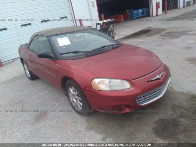 1C3EL75T53N525673 - 2003 CHRYSLER SEBRING GTC RED photo 1