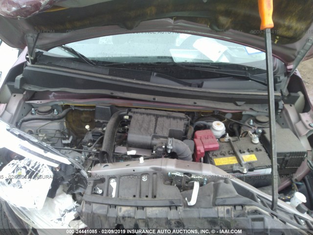 ML32F3FJ6JHF02707 - 2018 MITSUBISHI MIRAGE G4 ES Каштановый фото 10