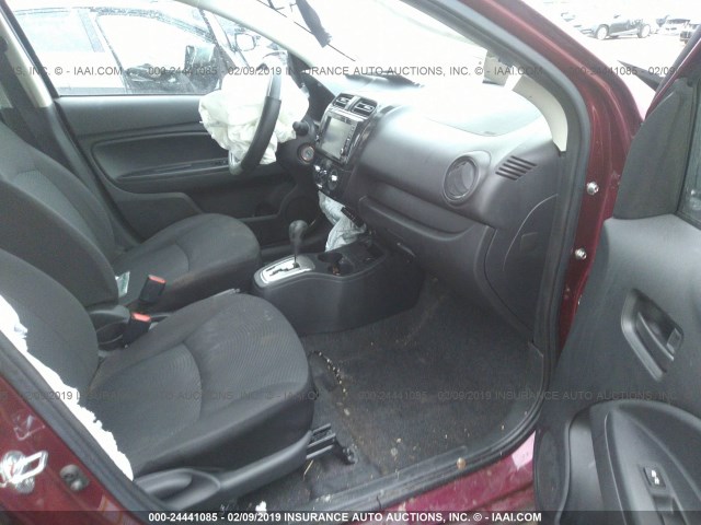 ML32F3FJ6JHF02707 - 2018 MITSUBISHI MIRAGE G4 ES Каштановый фото 5