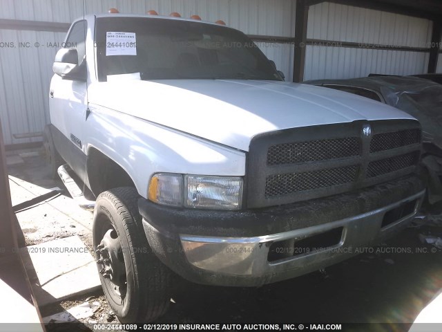 3B6MC36611M549019 - 2001 DODGE RAM 3500 WHITE photo 1