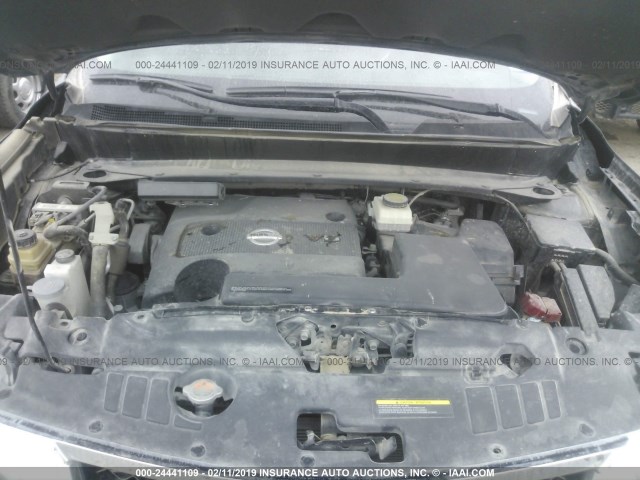 5N1AR2MNXFC719822 - 2015 NISSAN PATHFINDER S/SV/SL/PLATINUM BLACK photo 10