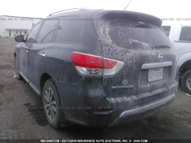 5N1AR2MNXFC719822 - 2015 NISSAN PATHFINDER S/SV/SL/PLATINUM BLACK photo 3