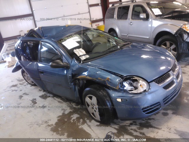 1B3ES26C43D229437 - 2003 DODGE NEON SE BLUE photo 1