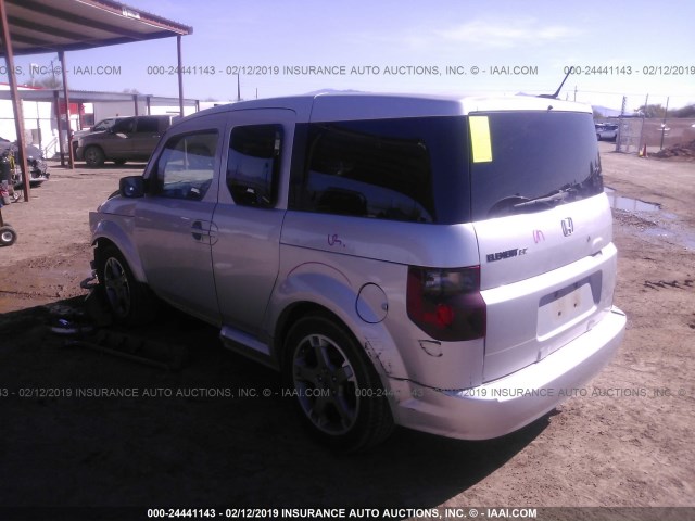 5J6YH18917L005473 - 2007 HONDA ELEMENT SC SILVER photo 3