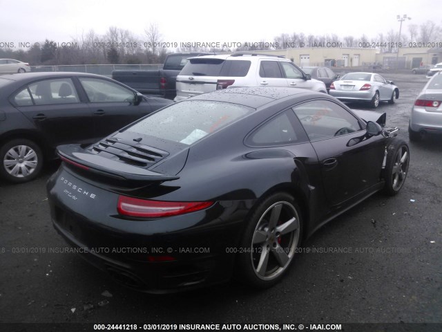 WP0AD2A91FS160225 - 2015 PORSCHE 911 TURBO/TURBO S BLACK photo 4