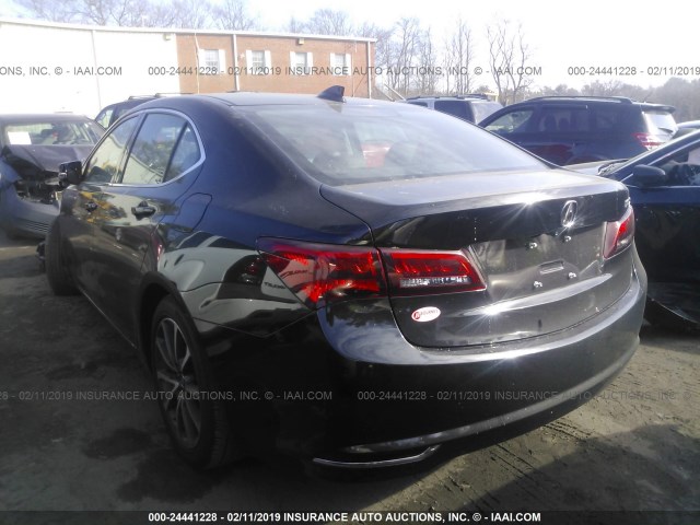 19UUB2F38FA016556 - 2015 ACURA TLX BLACK photo 3