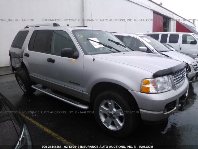 1FMZU73K25UB05989 - 2005 FORD EXPLORER XLT/XLT SPORT/NBX SILVER photo 1